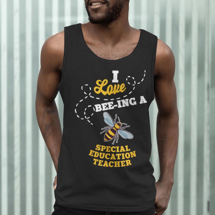 I Love Bee-Ing A Special Education Teacher Honey Bee Job For Men Women Men Tank Top, novelty gifts, funny gifts I Love Bee-Ing A Special Education Teacher Honey Bee Job For Men Women Men Tank Top, novelty gifts, funny gifts