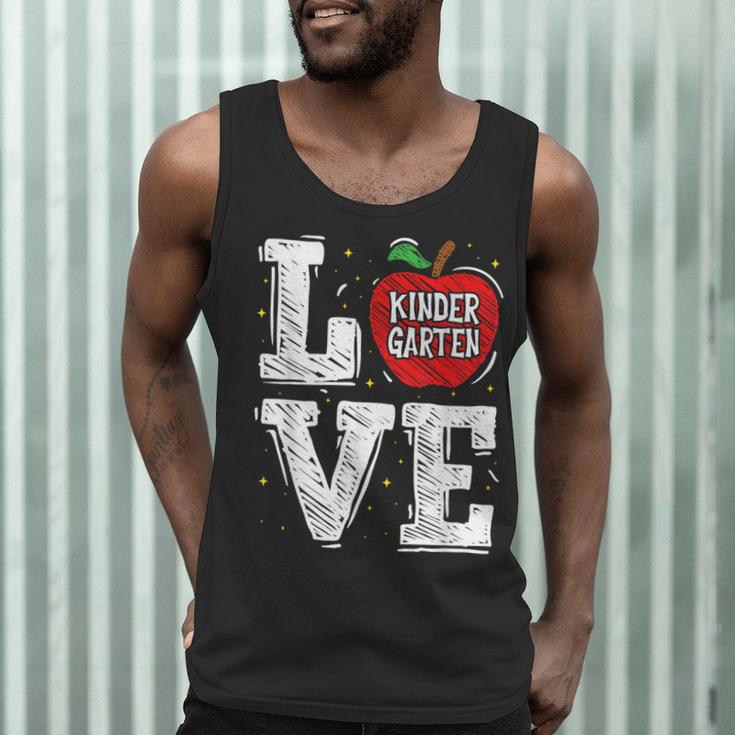 LOVE Kindergarten Teacher Student School Apple Men Tank Top, novelty gifts, funny gifts LOVE Kindergarten Teacher Student School Apple Men Tank Top, novelty gifts, funny gifts