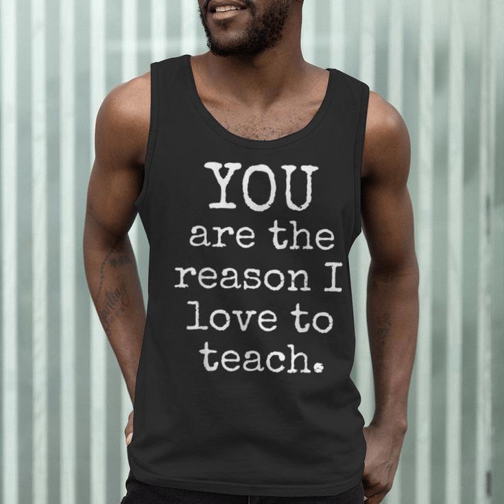 Love To Teach Positive Affirmation Kind Motivational Teacher Men Tank Top, novelty gifts, funny gifts