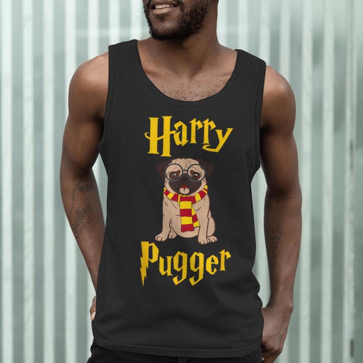 Lovely Harry Pugger Pug Men Tank Top, novelty gifts, funny gifts