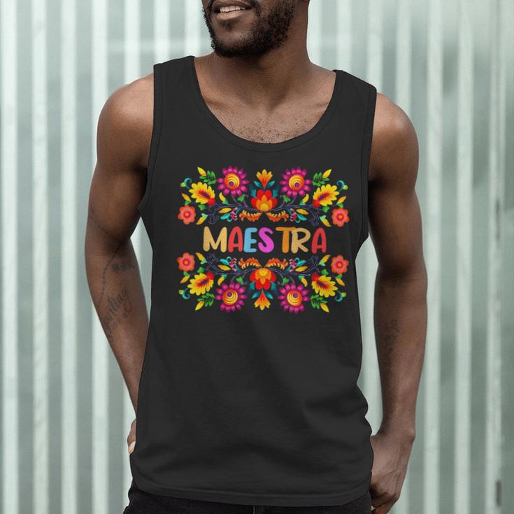 Maestra Cinco De Mayo Spanish Mexican Teacher Men Tank Top, novelty gifts, funny gifts