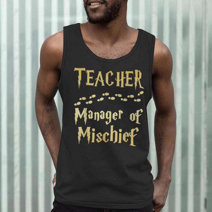 Magical Teacher Manager Of Mischief Birthday Family Party Men Tank Top, novelty gifts, funny gifts Magical Teacher Manager Of Mischief Birthday Family Party Men Tank Top, novelty gifts, funny gifts