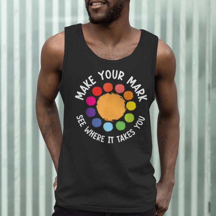 Make Your Mark For a International Dot Day Teacher Dot Lover Men Tank Top, novelty gifts, funny gifts Make Your Mark For a International Dot Day Teacher Dot Lover Men Tank Top, novelty gifts, funny gifts