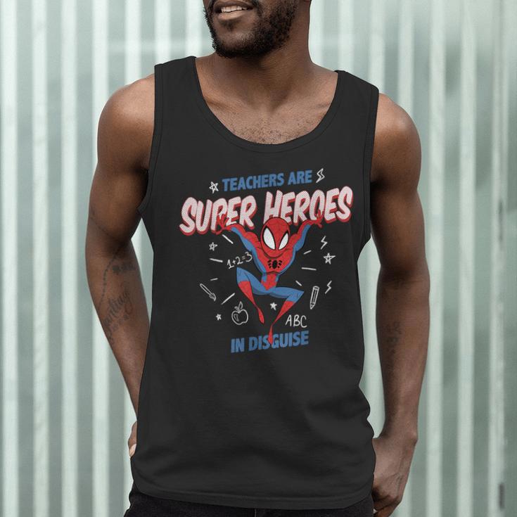 Marvel Spider-Man Teachers Are Super Heroes Men Tank Top, novelty gifts, funny gifts Marvel Spider-Man Teachers Are Super Heroes Men Tank Top, novelty gifts, funny gifts