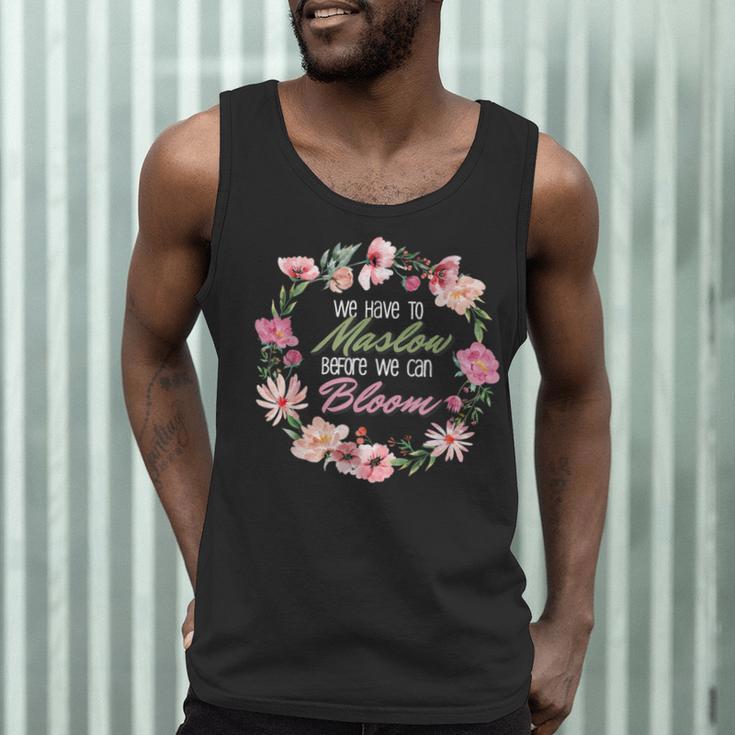Maslow Before Blooms SPED Teacher School Psychologist Retro Men Women Men Tank Top, novelty gifts, funny gifts Maslow Before Blooms SPED Teacher School Psychologist Retro Men Women Men Tank Top, novelty gifts, funny gifts