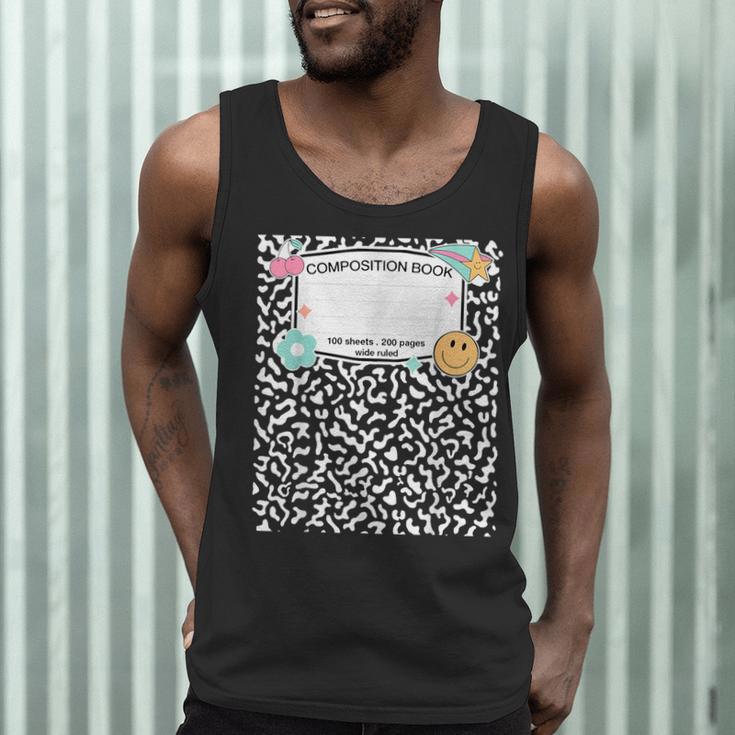 Matching Group Halloween Teacher Composition Book Notebook Men Tank Top, novelty gifts, funny gifts Matching Group Halloween Teacher Composition Book Notebook Men Tank Top, novelty gifts, funny gifts
