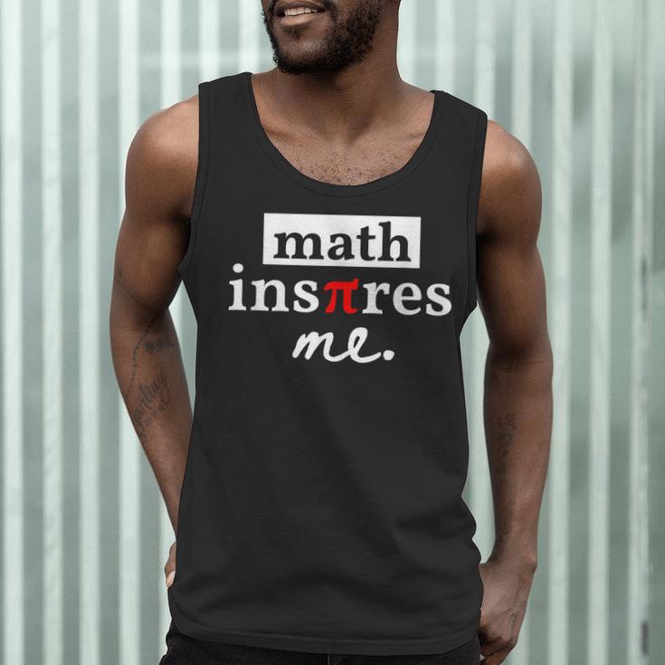 Math Inspires Me Spelled With Pi Day Teacher Men Tank Top, novelty gifts, funny gifts