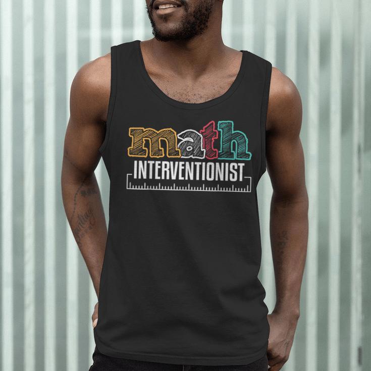 Math Interventionist Teacher Mathematics Men Tank Top, novelty gifts, funny gifts Math Interventionist Teacher Mathematics Men Tank Top, novelty gifts, funny gifts