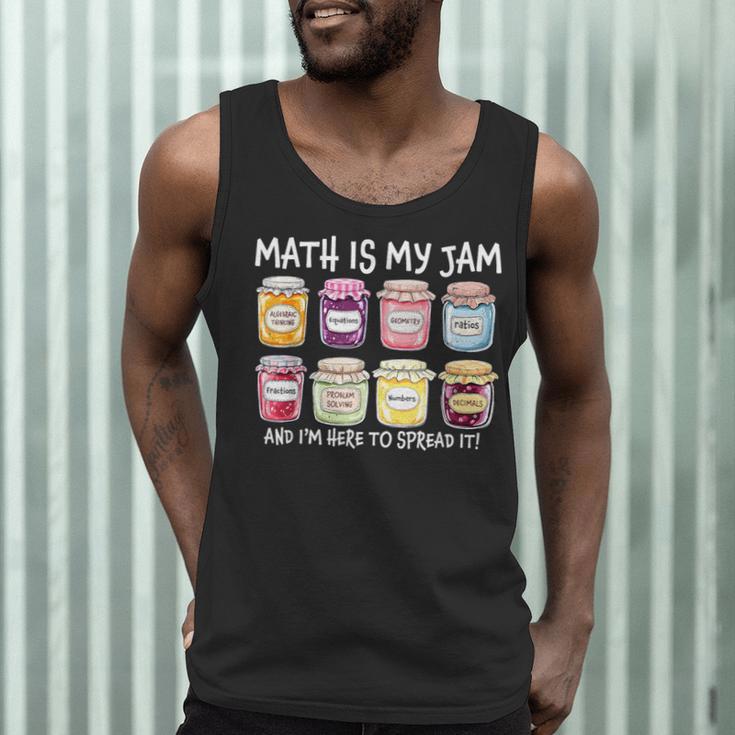 Math Is My Jam And I'm Here To Spread It Math Teacher Men Tank Top, novelty gifts, funny gifts Math Is My Jam And I'm Here To Spread It Math Teacher Men Tank Top, novelty gifts, funny gifts