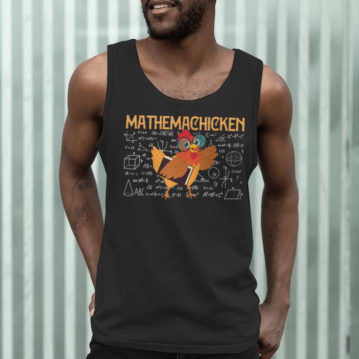 Math Nerd The Mathemachicken a Math Teacher Men Tank Top, novelty gifts, funny gifts
