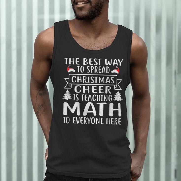 Math Teacher Christmas Mathematics Teacher Men Tank Top, novelty gifts, funny gifts