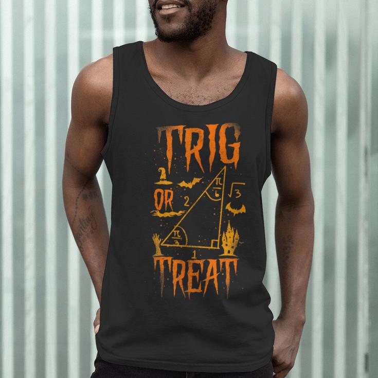 Math Teacher Nerd Student Halloween Trig Or Treat Men Tank Top, novelty gifts, funny gifts Math Teacher Nerd Student Halloween Trig Or Treat Men Tank Top, novelty gifts, funny gifts