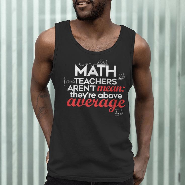 Math Teachers Aren't Mean Men Tank Top, novelty gifts, funny gifts Math Teachers Aren't Mean Men Tank Top, novelty gifts, funny gifts