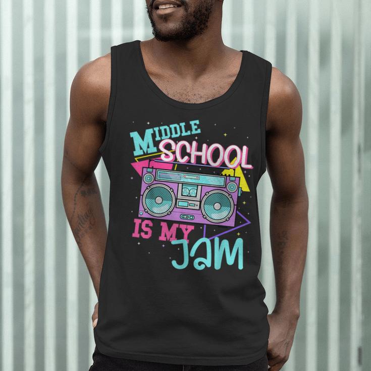 Middle School Is My Jam Cute Teacher Shirt 80's 90's Styl Men Tank Top, novelty gifts, funny gifts Middle School Is My Jam Cute Teacher Shirt 80's 90's Styl Men Tank Top, novelty gifts, funny gifts