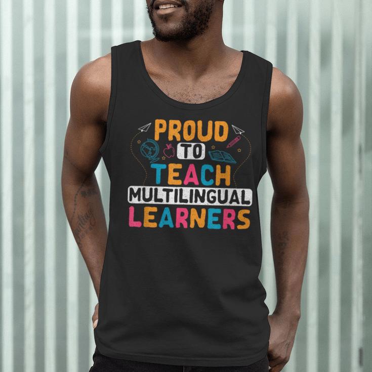Multilingual Teacher Linguist Language ESL Teaching Men Tank Top, novelty gifts, funny gifts