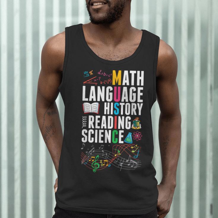 Music Teacher Music Math Language History Reading Science Men Tank Top, novelty gifts, funny gifts Music Teacher Music Math Language History Reading Science Men Tank Top, novelty gifts, funny gifts