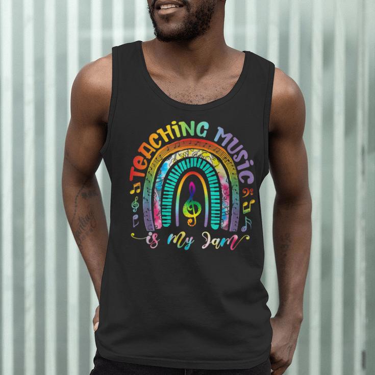 Musical Teacher Teaching Music Is My Jam Rainbow Tie Dye Men Tank Top, novelty gifts, funny gifts Musical Teacher Teaching Music Is My Jam Rainbow Tie Dye Men Tank Top, novelty gifts, funny gifts