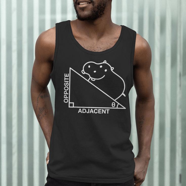 Nerdy Hippotenuse Hypotenuse Hippopotamus Math Teacher Men Tank Top, novelty gifts, funny gifts