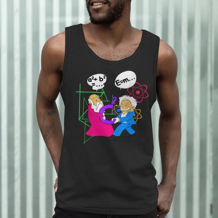 Nerdy Pythagoras Fighting Over C Squared Math Teacher Men Tank Top, novelty gifts, funny gifts Nerdy Pythagoras Fighting Over C Squared Math Teacher Men Tank Top, novelty gifts, funny gifts