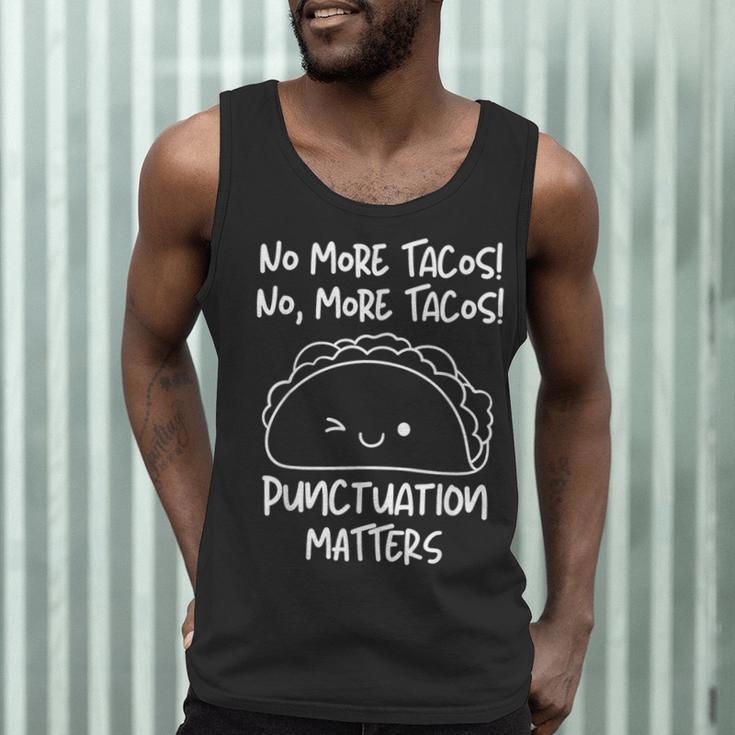 No More Tacos Punctuation Matters Taco English Teacher Men Tank Top, novelty gifts, funny gifts No More Tacos Punctuation Matters Taco English Teacher Men Tank Top, novelty gifts, funny gifts