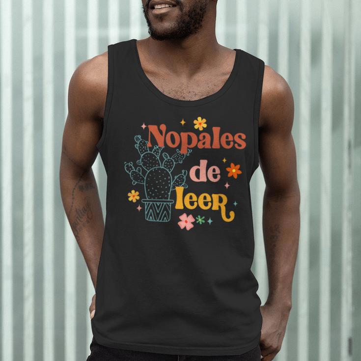 Nopales De Leer Spanish Teacher Maestra Cactus Bilingual Men Tank Top, novelty gifts, funny gifts Nopales De Leer Spanish Teacher Maestra Cactus Bilingual Men Tank Top, novelty gifts, funny gifts