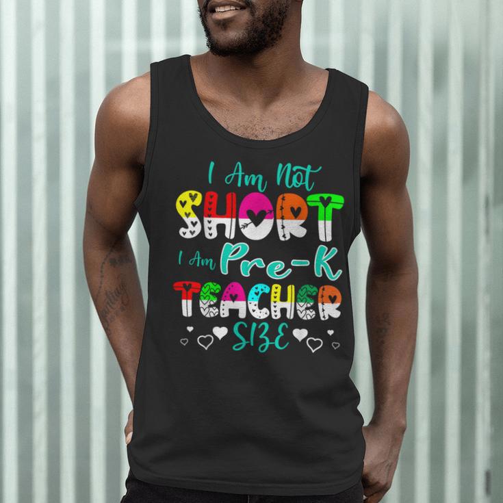 I Am Not Short I Am Pre-K Teacher Size Teacher For Men Women Kids Men Tank Top, novelty gifts, funny gifts