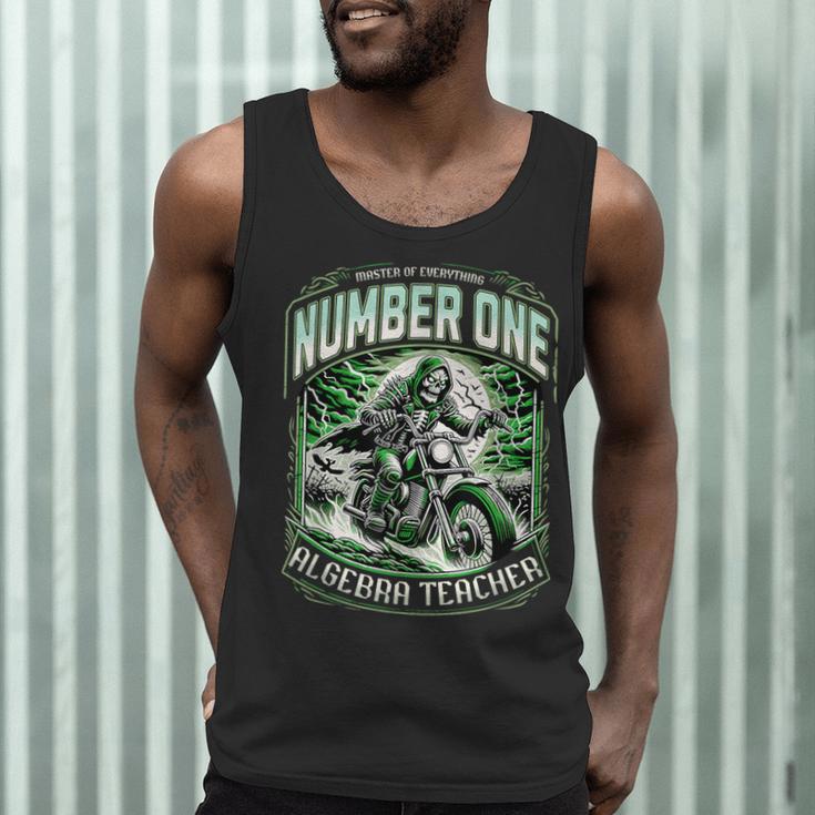 Number One Algebra Teacher 1 Career s Men Tank Top, novelty gifts, funny gifts