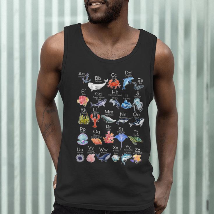 Ocean Animals Alphabet Cute Sea Life ABC Marine Kids Teacher Men Tank Top, novelty gifts, funny gifts Ocean Animals Alphabet Cute Sea Life ABC Marine Kids Teacher Men Tank Top, novelty gifts, funny gifts