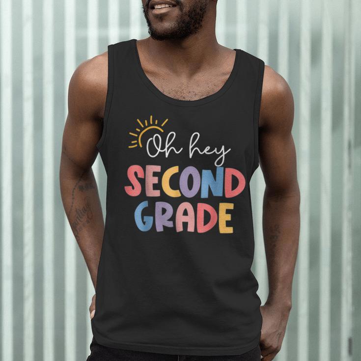 Oh Hey Second Grade First Day Of Teacher Girls Boys Kids Men Tank Top, novelty gifts, funny gifts