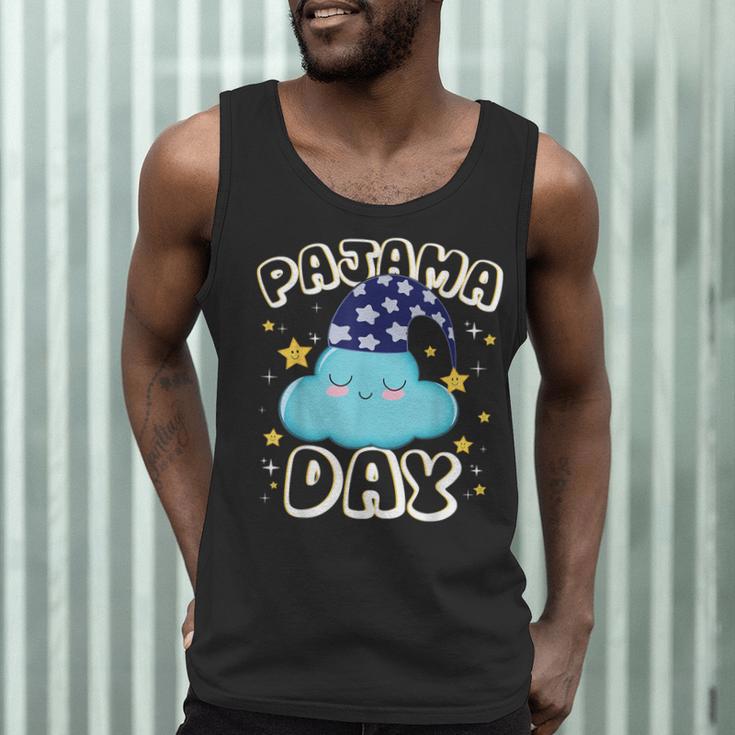 Pajama Day School Spirit Week Fun Cloud Teacher Student Men Tank Top, novelty gifts, funny gifts