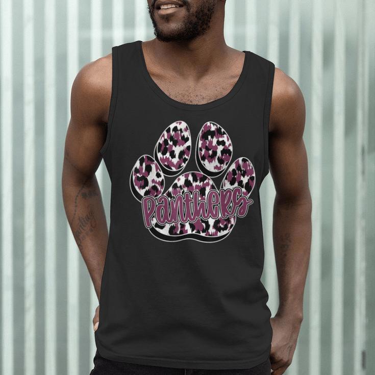 Panthers Paw Print Leopard Maroon Panther Pride Teacher Men Tank Top, novelty gifts, funny gifts Panthers Paw Print Leopard Maroon Panther Pride Teacher Men Tank Top, novelty gifts, funny gifts