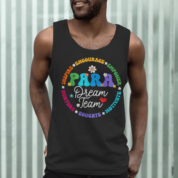 PARA Dream Team Teacher Paraprofessional Paraeducator Men Tank Top, novelty gifts, funny gifts