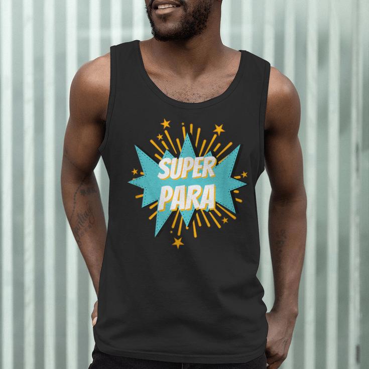 Para Shirt Super Para Paraprofessional Teacher Men Tank Top, novelty gifts, funny gifts Para Shirt Super Para Paraprofessional Teacher Men Tank Top, novelty gifts, funny gifts