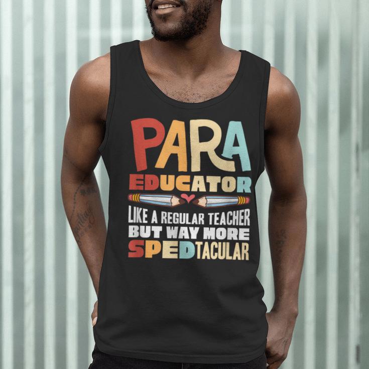 Paraeducator Paraprofessional SPED Teacher Men Tank Top, novelty gifts, funny gifts