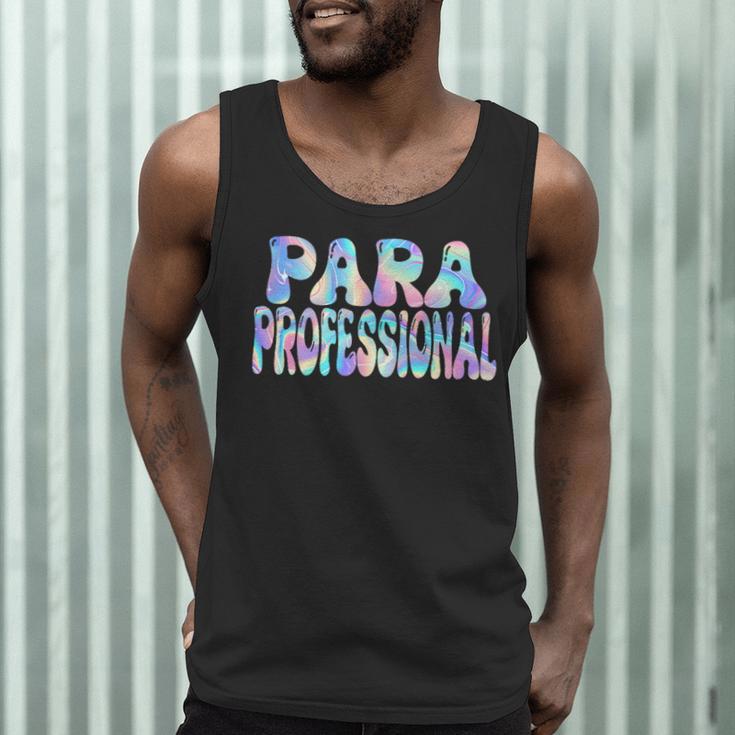 Paraprofessional Groovy Back To School Cute Teachers Women Men Tank Top, novelty gifts, funny gifts Paraprofessional Groovy Back To School Cute Teachers Women Men Tank Top, novelty gifts, funny gifts