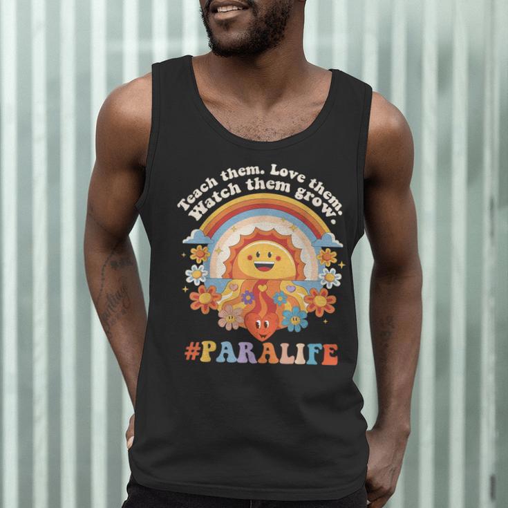 Paraprofessional Para Life Sun Flower Teacher Back To School Men Tank Top, novelty gifts, funny gifts Paraprofessional Para Life Sun Flower Teacher Back To School Men Tank Top, novelty gifts, funny gifts