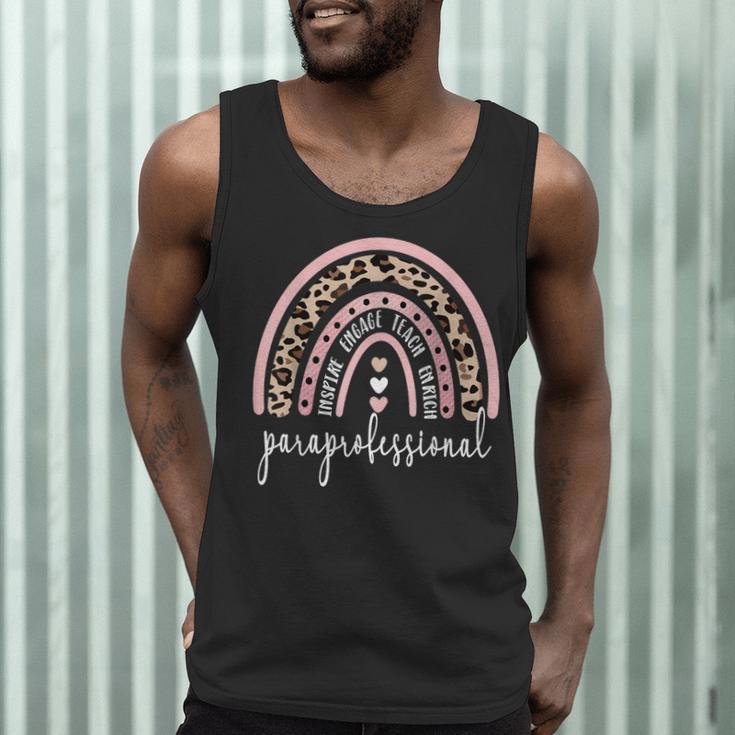 Paraprofessional Rainbow Para Teacher Parapro Men Tank Top, novelty gifts, funny gifts Paraprofessional Rainbow Para Teacher Parapro Men Tank Top, novelty gifts, funny gifts