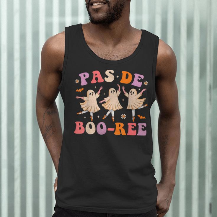 Pas De BOO-Rée Ballet Ghost Dancer Dance Teacher Halloween Men Tank Top, novelty gifts, funny gifts