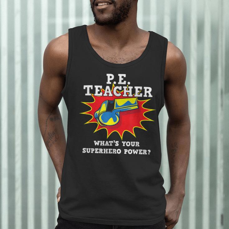 PE Physical Education Teacher Superhero Power School Men Tank Top, novelty gifts, funny gifts PE Physical Education Teacher Superhero Power School Men Tank Top, novelty gifts, funny gifts
