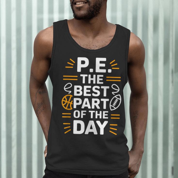 PE School Gym Teacher PE The Bests Part Of The Day Men Tank Top, novelty gifts, funny gifts PE School Gym Teacher PE The Bests Part Of The Day Men Tank Top, novelty gifts, funny gifts
