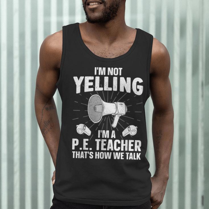 PE Teacher Art For Men Women Gym Teacher Physical Education Men Tank Top, novelty gifts, funny gifts