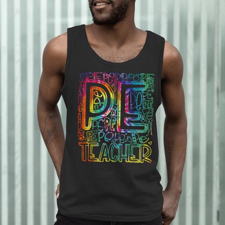 PE Teacher Phys Ed Tie Dye Physical Education Appreciation Men Tank Top, novelty gifts, funny gifts PE Teacher Phys Ed Tie Dye Physical Education Appreciation Men Tank Top, novelty gifts, funny gifts