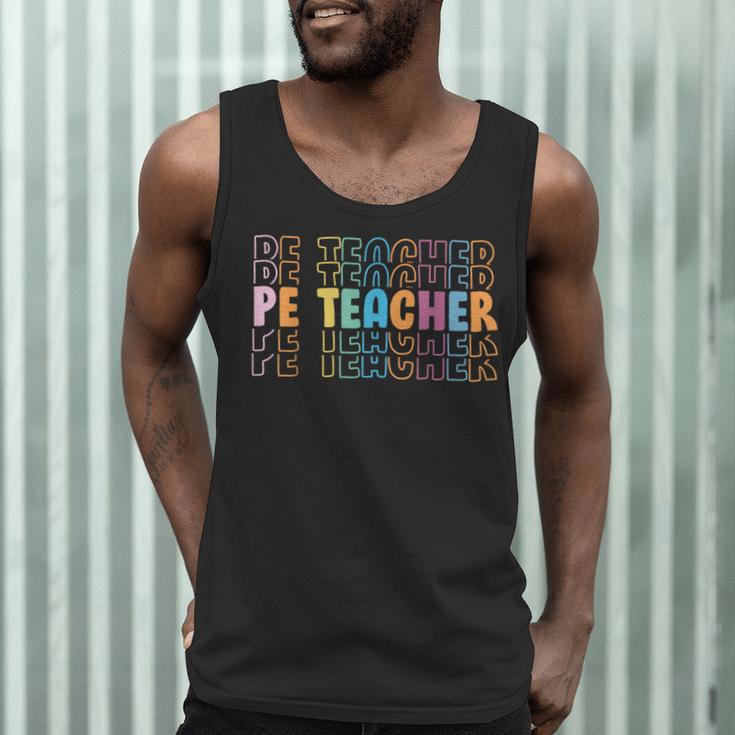 PE Teacher Vintage Retro Groovy Physical Education Teacher Men Tank Top, novelty gifts, funny gifts PE Teacher Vintage Retro Groovy Physical Education Teacher Men Tank Top, novelty gifts, funny gifts