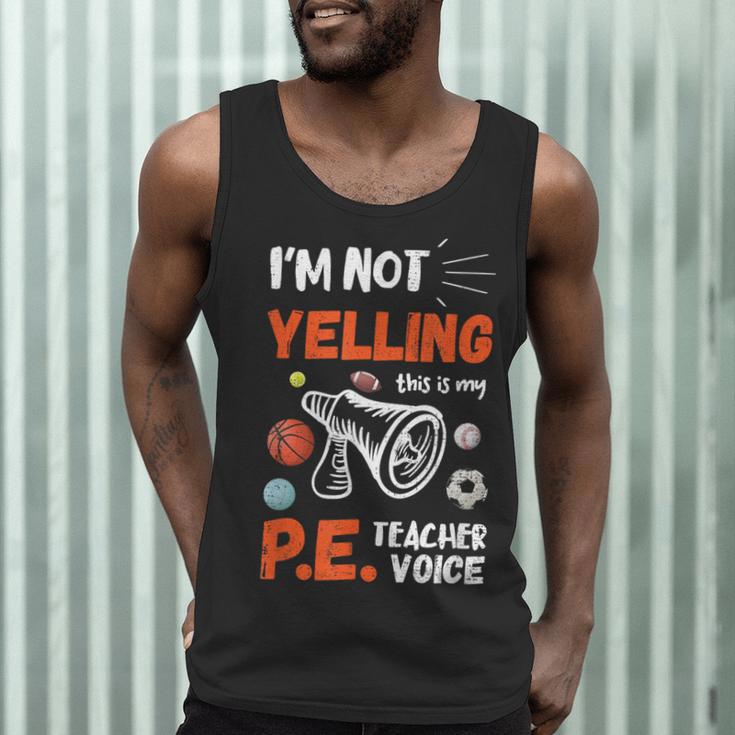 PE Teacher Voice PE Teacher School Fitness Class Men Tank Top, novelty gifts, funny gifts PE Teacher Voice PE Teacher School Fitness Class Men Tank Top, novelty gifts, funny gifts
