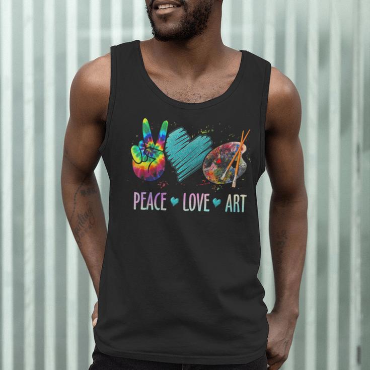 Peace Love Art Painting Palette Art Teacher Men Tank Top, novelty gifts, funny gifts Peace Love Art Painting Palette Art Teacher Men Tank Top, novelty gifts, funny gifts