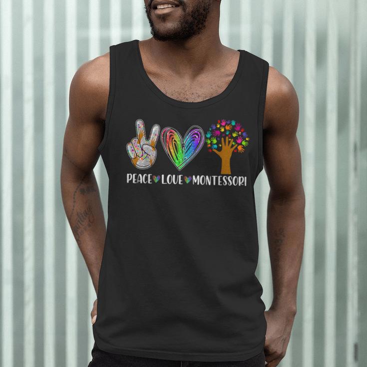 Peace Love Montessori Daycare Teacher Appreciation Men Tank Top, novelty gifts, funny gifts Peace Love Montessori Daycare Teacher Appreciation Men Tank Top, novelty gifts, funny gifts