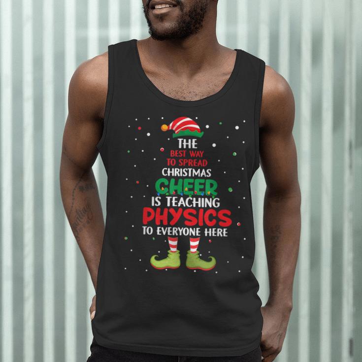 Physics Teacher Christmas Elf Christmas Cheer Men Tank Top, novelty gifts, funny gifts Physics Teacher Christmas Elf Christmas Cheer Men Tank Top, novelty gifts, funny gifts