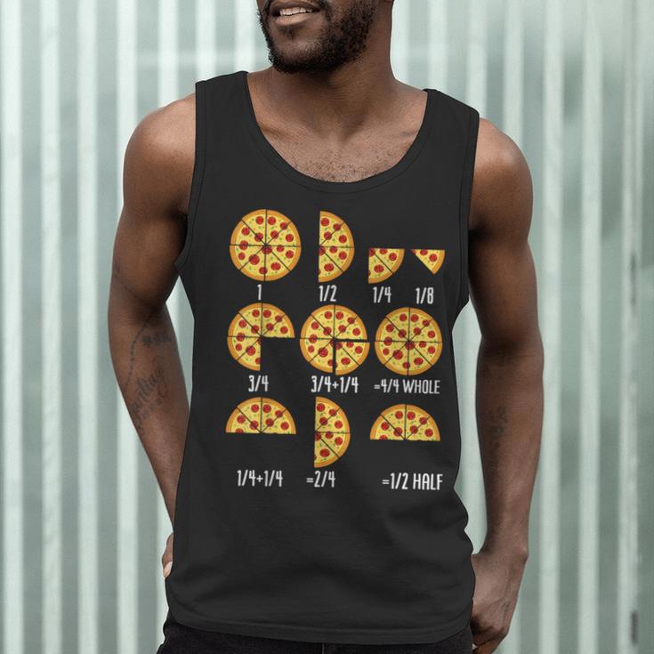 Pizza Slice Fraction Math Teacher Back To School Educational Men Tank Top, novelty gifts, funny gifts Pizza Slice Fraction Math Teacher Back To School Educational Men Tank Top, novelty gifts, funny gifts