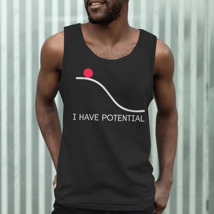 I Have Potential Energy Physics Science Teachers Men Tank Top, novelty gifts, funny gifts