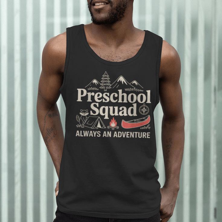 Pre-K Squad Adventure Camping Preschool Teacher Boy Girl Kid Men Tank Top, novelty gifts, funny gifts Pre-K Squad Adventure Camping Preschool Teacher Boy Girl Kid Men Tank Top, novelty gifts, funny gifts